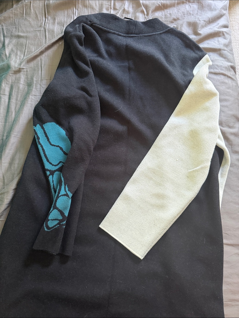 Alfani soft, thick knee length cardigan. Dark academia Whimsigoth dark feminine - Picture 7 of 7